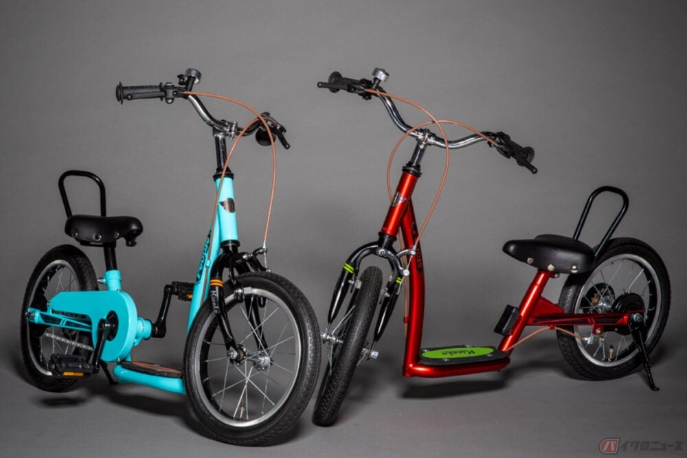 足けりバイク・キックスケーター・自転車 1台3役の幼児用自転車