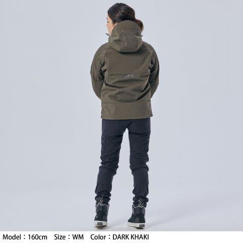 取寄 ソフトシェル オールシーズンパーカ スラッシュブラック WMサイズ