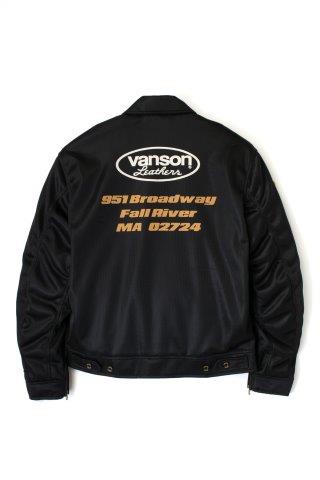 取寄 バンソン メッシュカバーオールジャケット ブラック/イエロー L