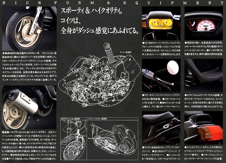 G'(AF23)-since 1989- - バイクの系譜