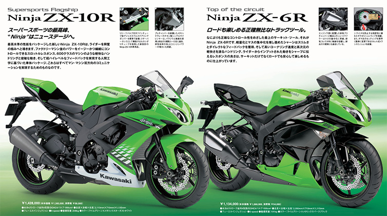ZX-6R(ZX600R) -since 2009- - バイクの系譜