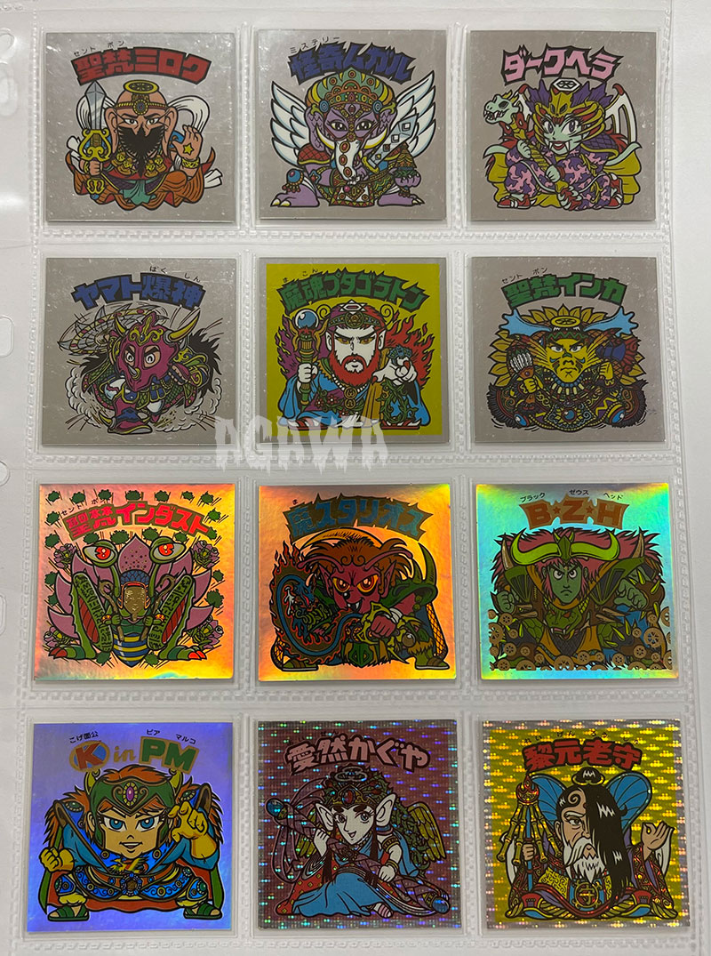 ビックリマンチョコ「伝説復刻版」第1弾～2弾 全66種 1998年 ｜ シール