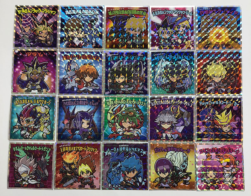 遊戯王マンチョコ コレクターシール フルコンプ画像 ｜ シール