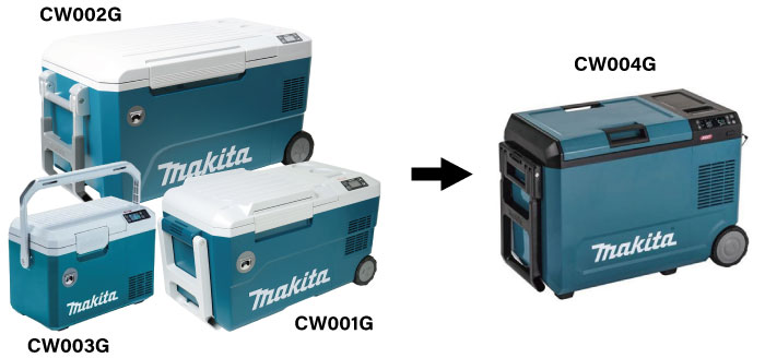 マキタ】シリーズ初の2部屋モード＆両側開閉ドア！40V充電式保冷温庫に