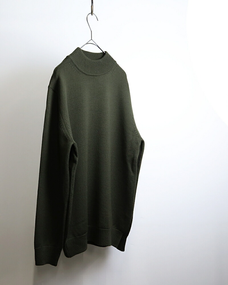 ムーンキャッスル MOONCASTLE/ヘビーウェイト メリノ ウール モック