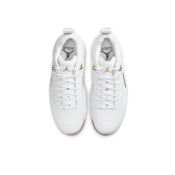 Nike Air Jordan 12 Golf Low Metallic Gold - Masters Pack – Bisque Golf