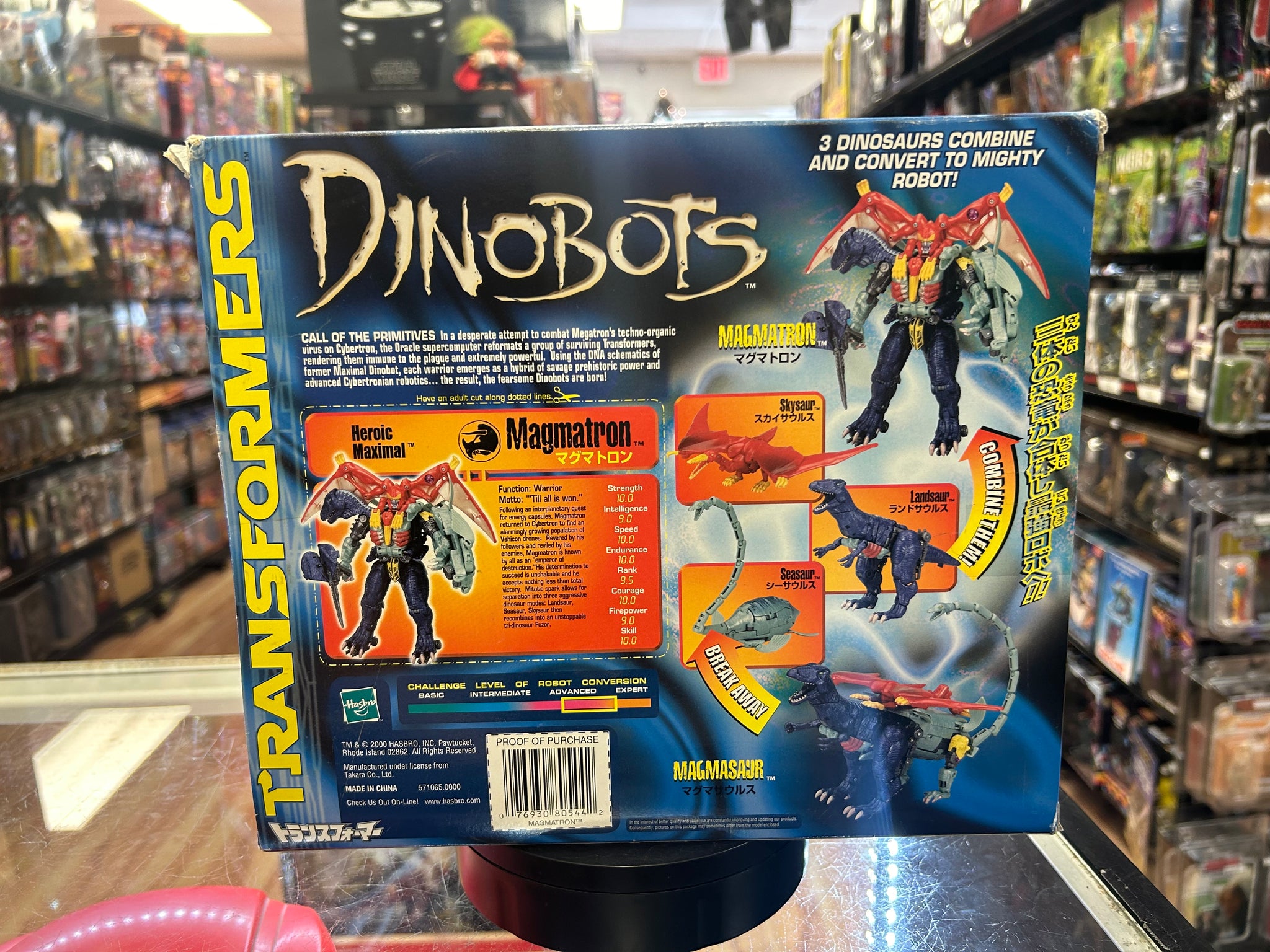 Magmatron (Transformer Dinobots, Hasbro)Sealed| Bitz & Buttons