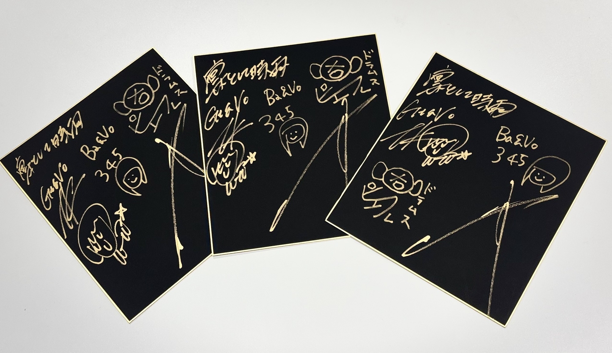 S.M. CoreTalk Vol.20ゲスト：凛として時雨＆SUGIZO 直筆サイン色紙