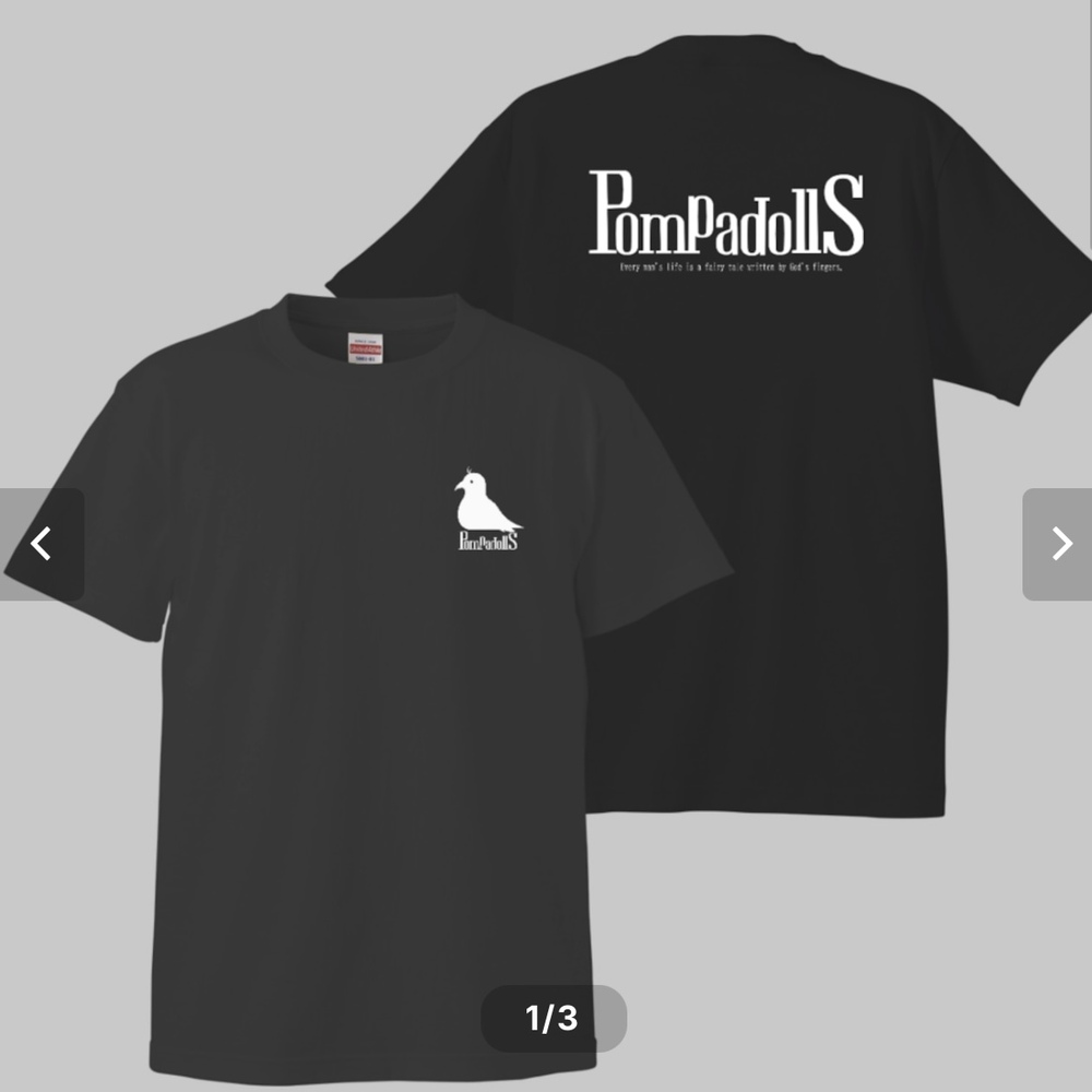 新グッズ追加&Tシャツ在庫追加‼︎ | 邦楽ロックバンド PompadollS