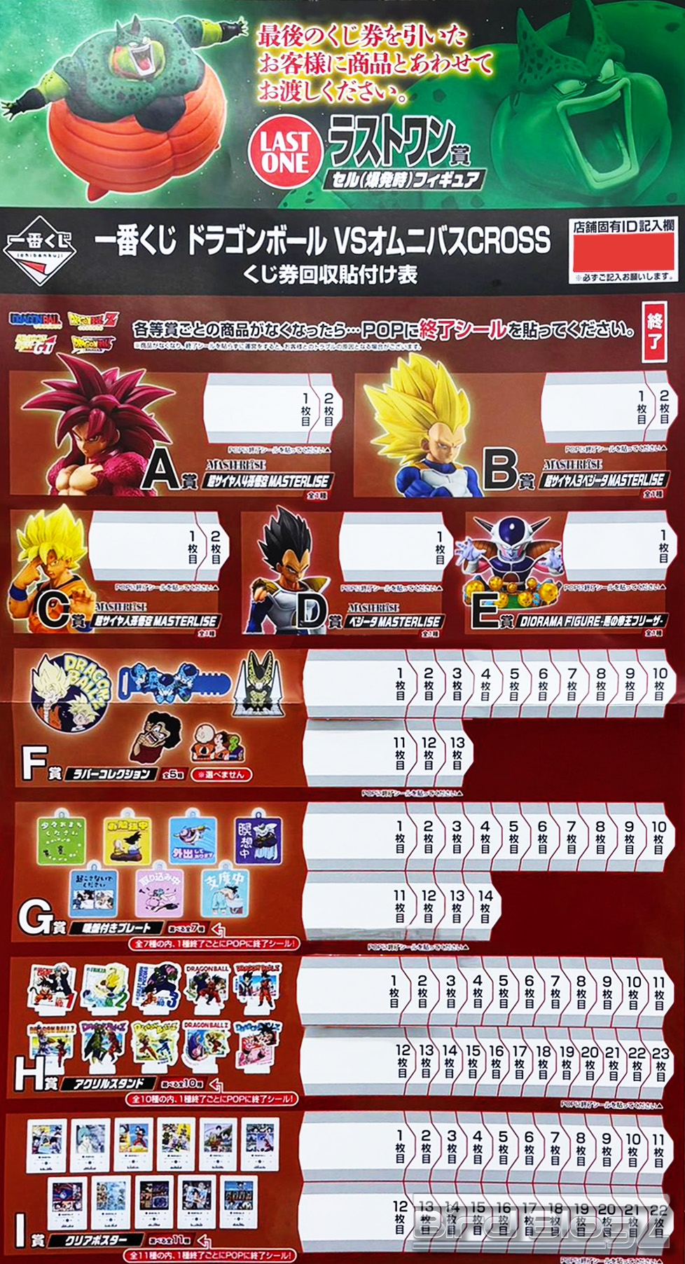 未開封‼️即日発送‼️ドラゴンボール一番くじ オムニバスcross 1