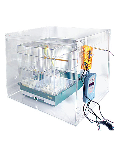 9992174【More Style】アクリルケージケースWIDE・折り畳み式扉ありM