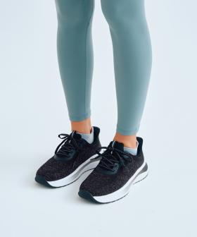 オーソフィート】ニラ ミディアム/ブラック テキスタイル/シューズ