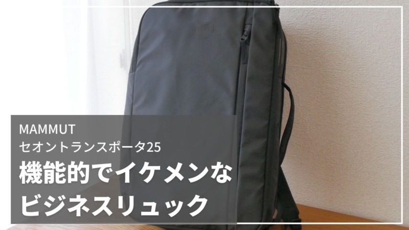 そりゃ人気だわ】マムート セオントランスポーター25をブログレビュー