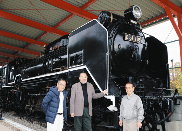 51年ぶりの汽笛、高らかに 一宮の公園シンボル「D51」の修理完了