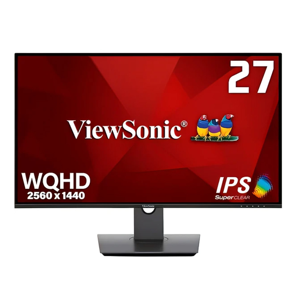 ViewSonic 27型 エルゴノミクスデザイン IPSパネルWQHD液晶モニター
