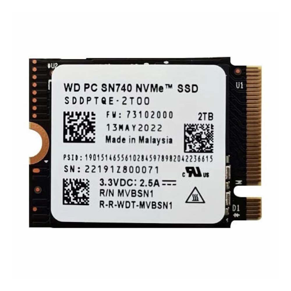 Ổ cứng SSD Western Digital SN740 PCIe Gen4 x4 NVMe M.2 2230 2TB