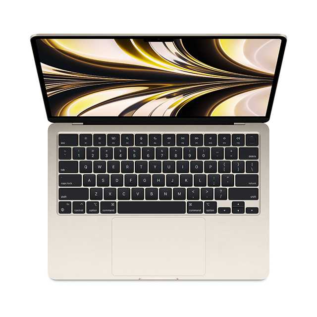 バッテリー最大容量100%MacBookair m2 スターライト 充電器箱付き
