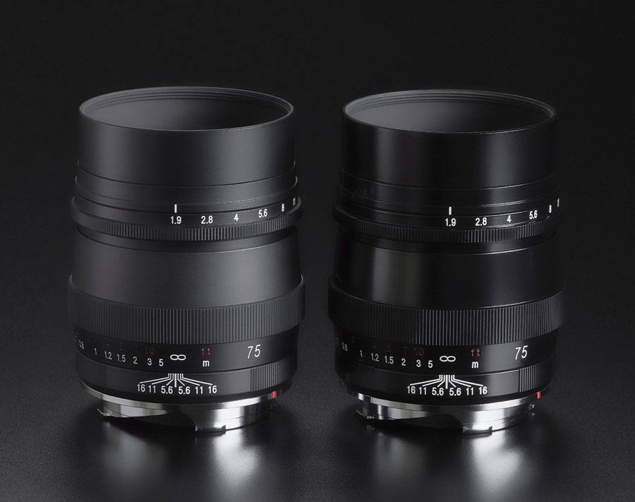 Voigtlander ULTRON 75mm F1.9 VM SC/MC