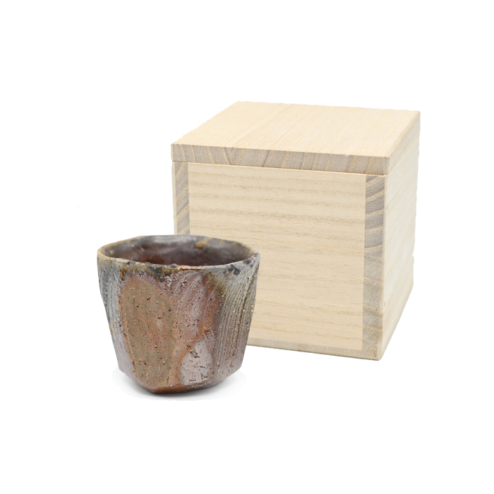 備前焼ぐい呑(桐箱つき)作家 久郷 剛司 - 備前焼通販ギャラリーしょうざん