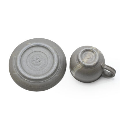 備前焼青備前紅葉コーヒーセット作家：延原 勝志 - 備前焼通販