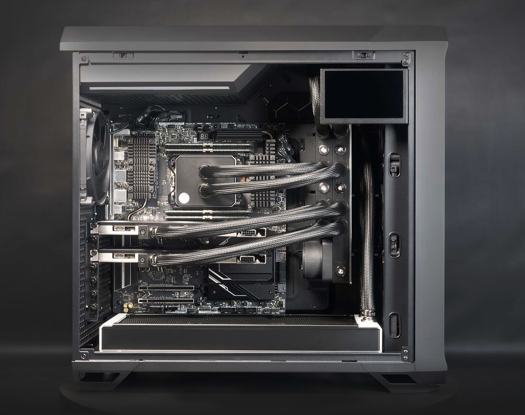 BIZON ZX4000 – Compact Custom Water-cooled 2x GPU NVIDIA A100