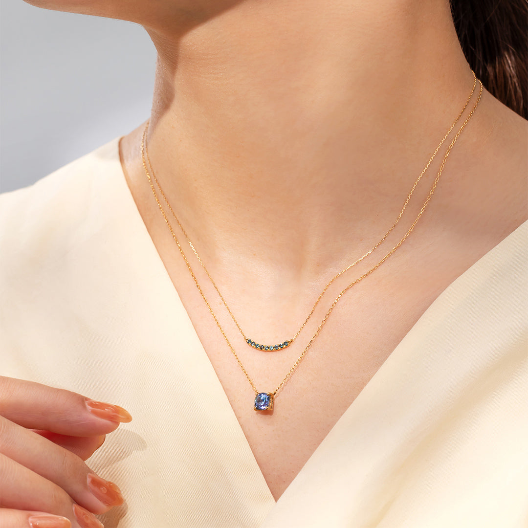 ♢N♢K18 ロンドンブルートパーズ 5ct ネックレスチャ―ム ♢N様専用