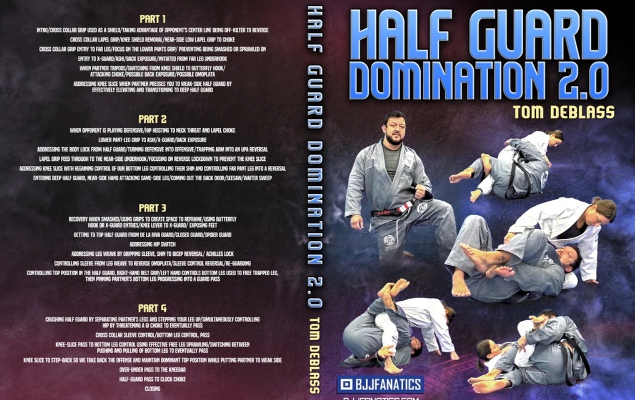 Tom Deblass 柔術 DVD BJJ REVIEW: Half Guard Domination 2.0 Tom