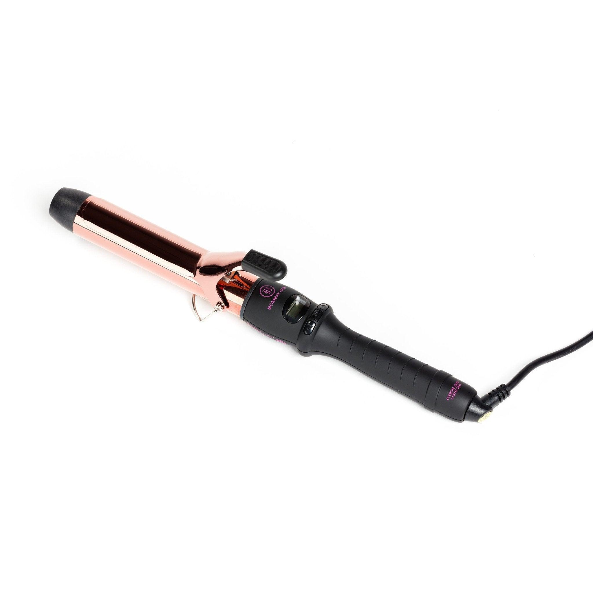 32mm Rose Gold Curling Iron (with clamp) (OPEN BOX) – BOMBAY HAIR Pro