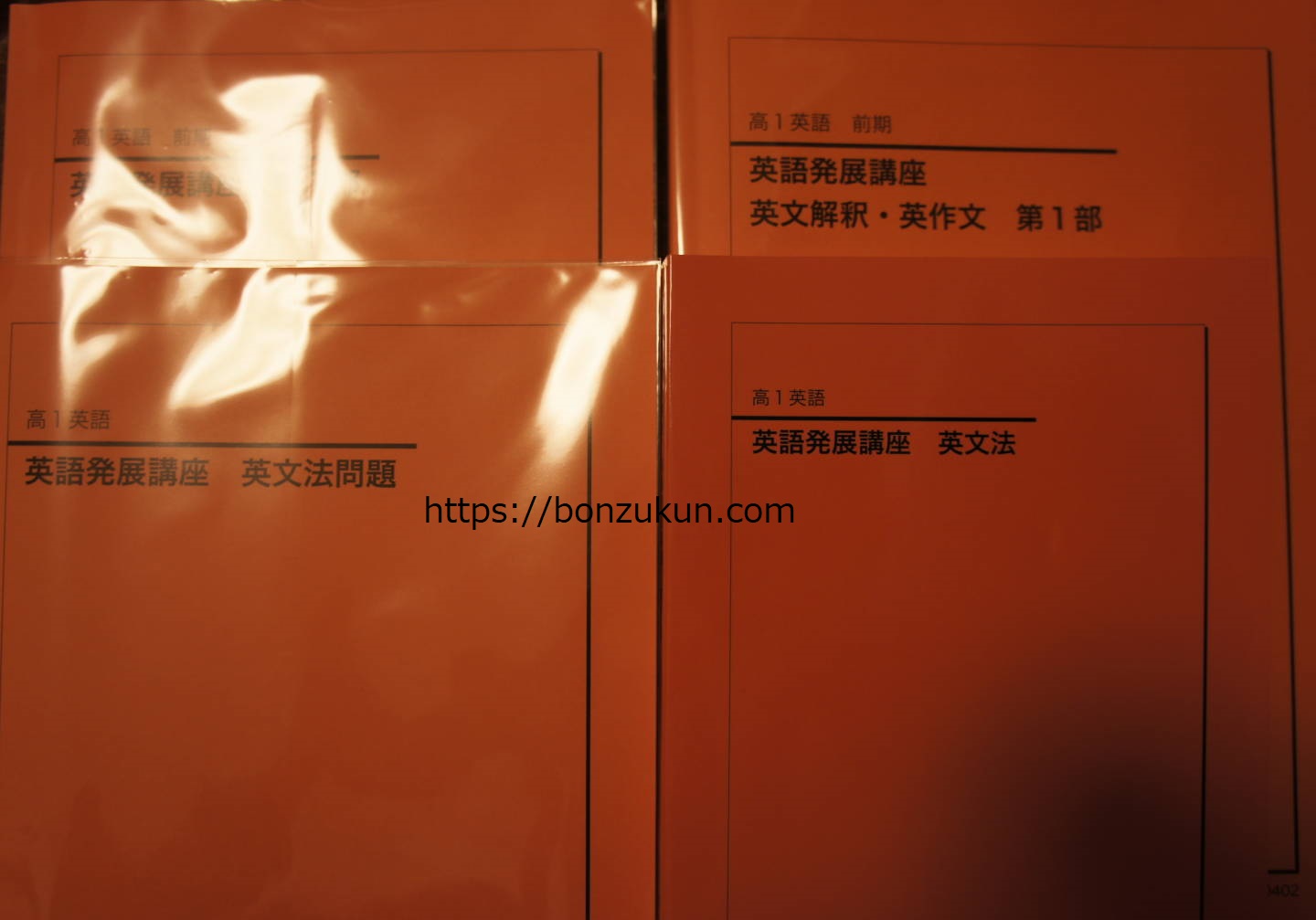 鉄緑会☆高1英語テキスト⭐️プリント⭐️英数夏期講習テキスト