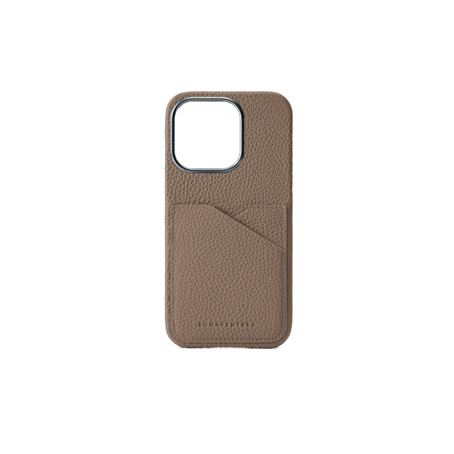 iPhone 15 Pro Max Back Cover Case Shrink Leather