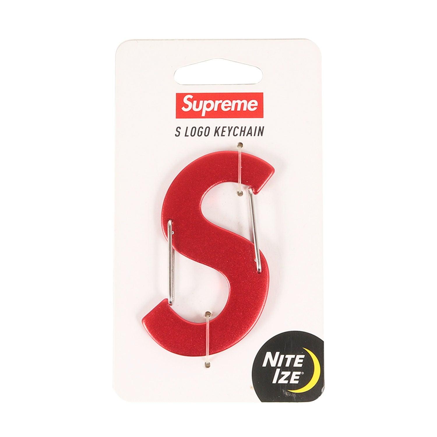 Supreme (シュプリーム) 21AW ×Nite Ize Sロゴ キーチェーン