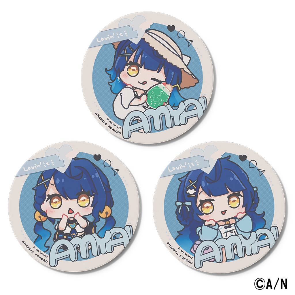 天宮こころ 夏グッズ2023/コースター - にじさんじ公式 - BOOTH