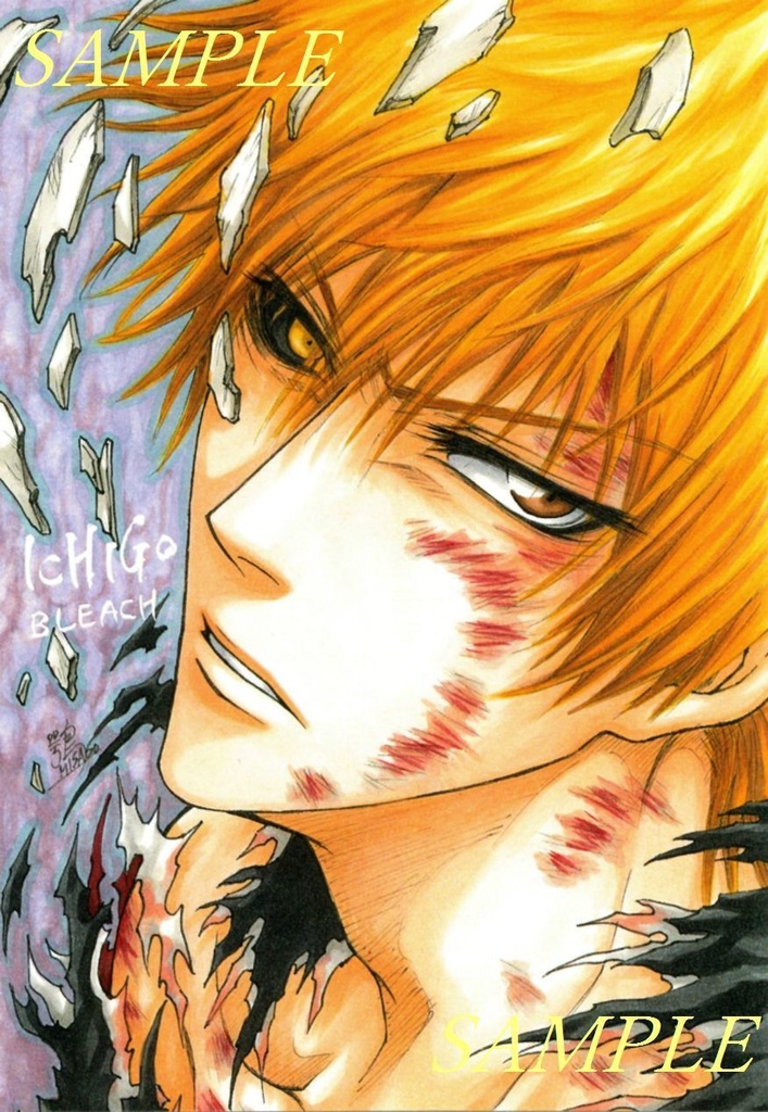 BLEACH イラストカード】黒崎一護① - DOGshell-45 - BOOTH