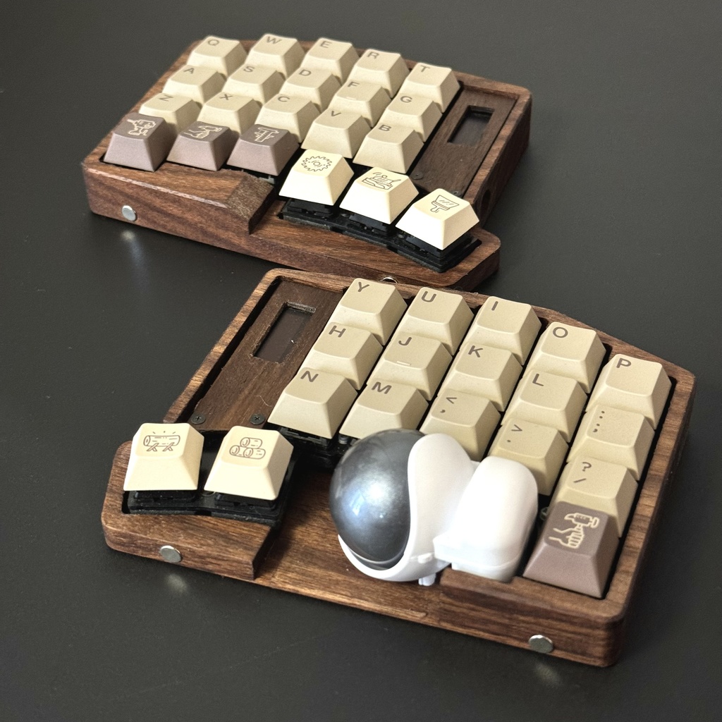 Keyball39 木製ケース - Kinoya - BOOTH