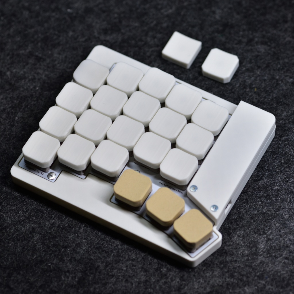 17mm 狭ピッチ用キーキャップ ロープロファイルキーボード用セット