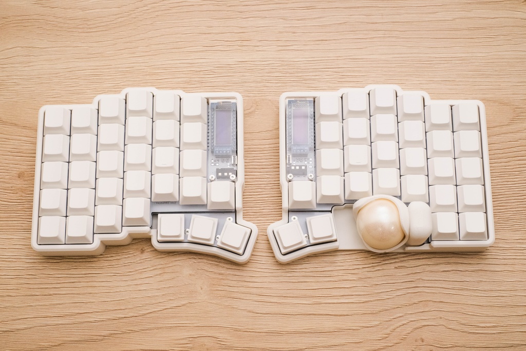 Keyball61ケース 可変テンティング、パームレスト付き 2026年最新