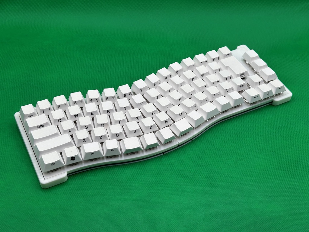 販売終了）【エルゴノミクス 日本語配列 自作キーボード】Mars74g - A