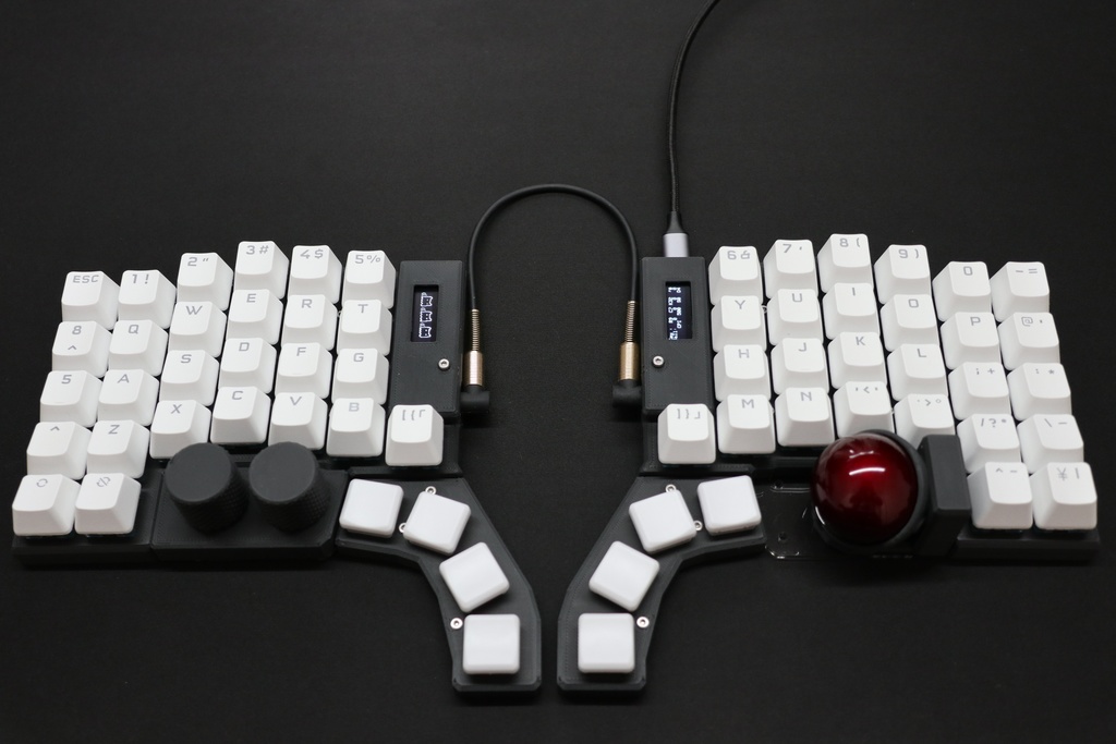 旧モデルにつき生産終了）自作キーボード mtk64e 完成品 - めんたこや