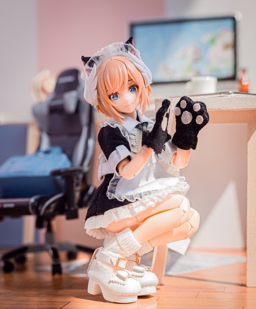 W4)「1/12・ドール服」メイド服・メガミデバイス - ECHO Studio - BOOTH