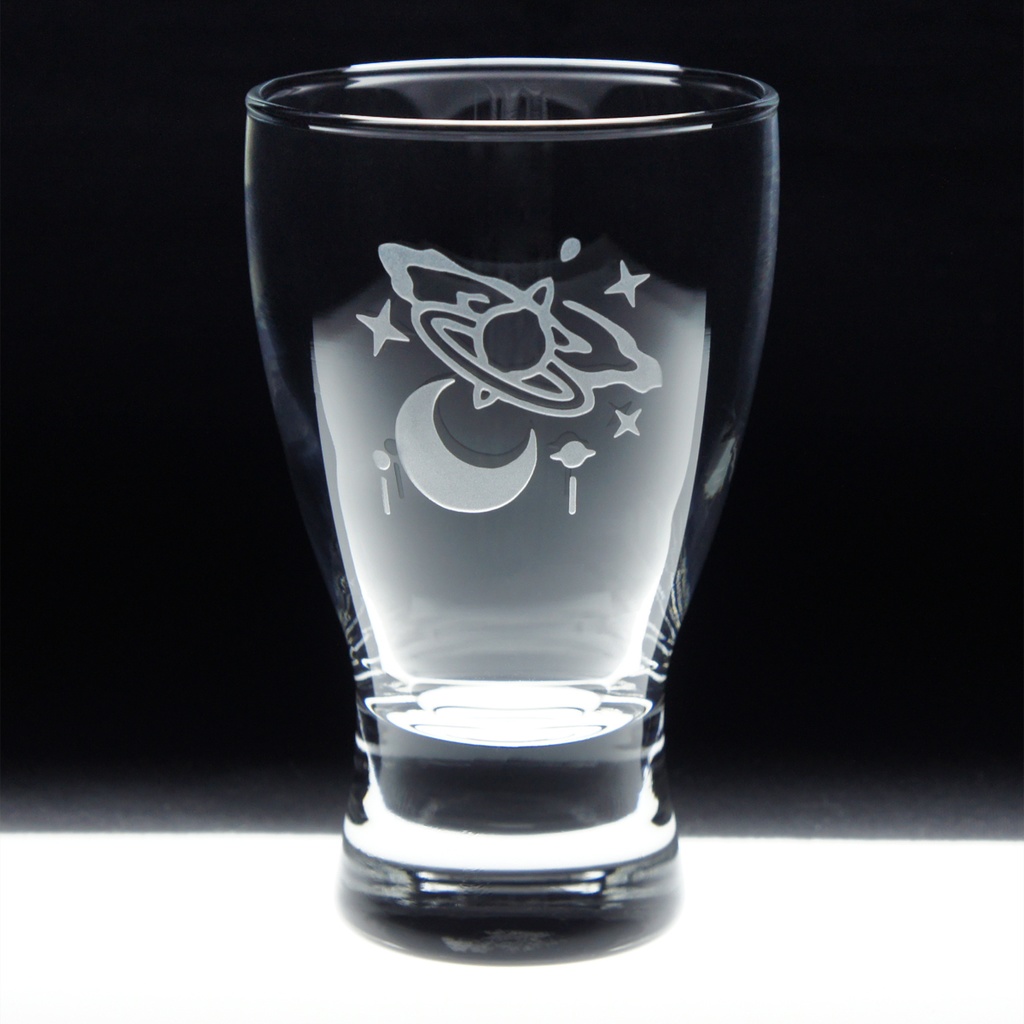 ブルアカ冷酒グラス 聖園ミカ - 幻奏月華園 in BOOTH - BOOTH