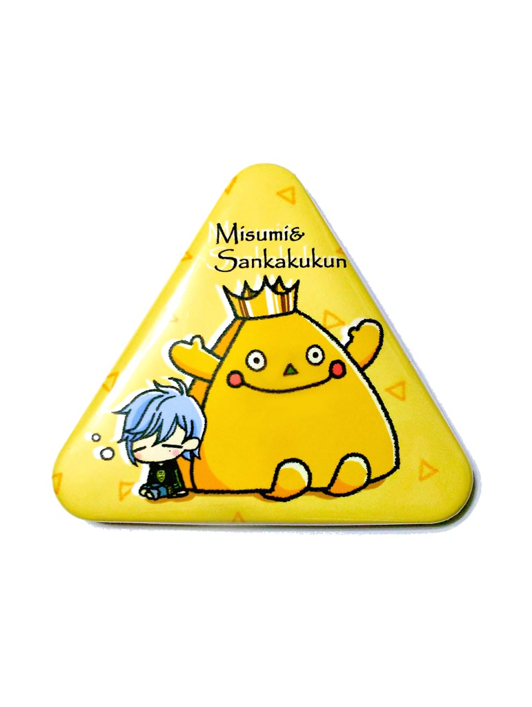 A3! 三角形缶バッジ(三角＆さんかくクン) - YuHoDo - BOOTH