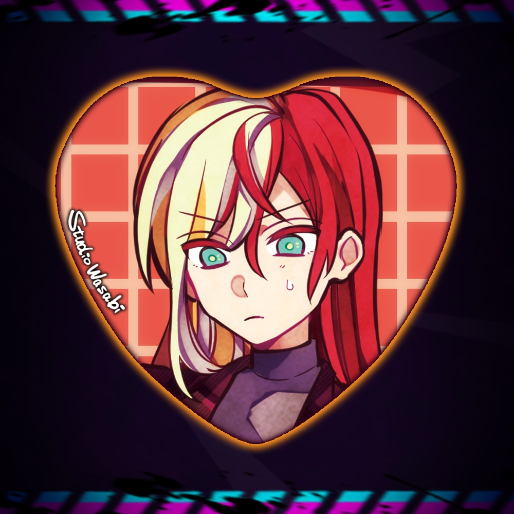 ハート缶バッジ 狼ゲーム 女子 ランダムorセッ - スタジオわさび公式