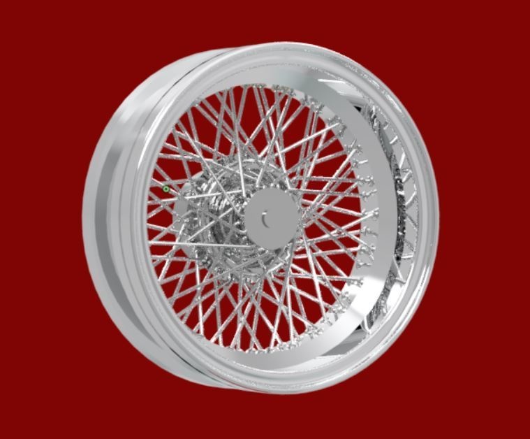 1/24 フェラーリ250GTO（フジミ） ワイヤーホイール4個セット - TANGO