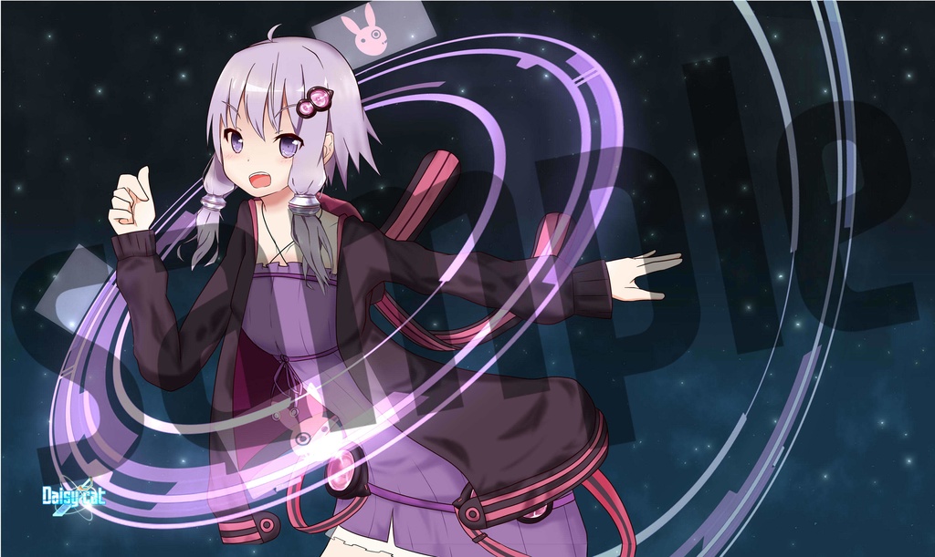 ラバープレイマット 結月ゆかり - Daisy cat - BOOTH