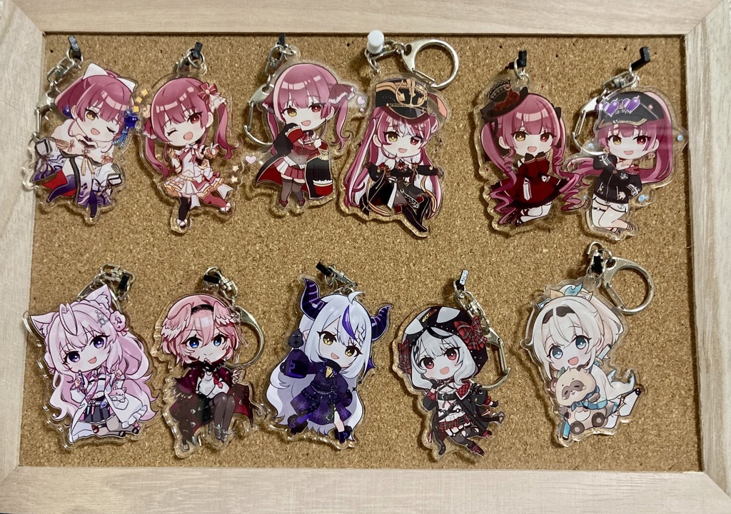 非公式】沙花叉クロヱ アクリルキーホルダー - ハニーマスタード - BOOTH