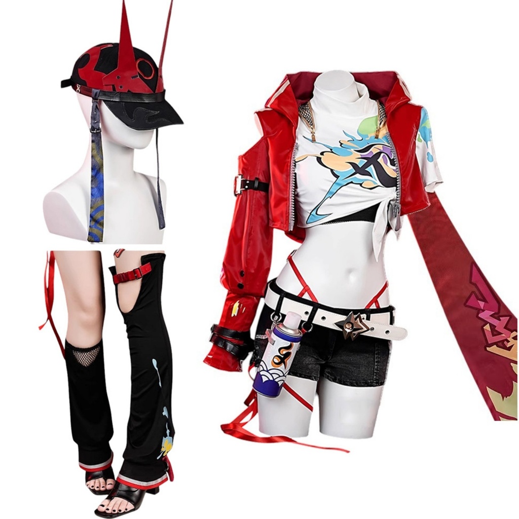 崩壊スターレイル コスプレ衣装 乱破 らんは コスチュームセット 金属