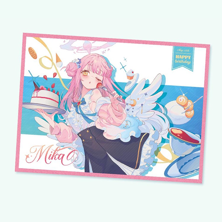 ブルーアーカイブ Blue Archive 聖園ミカ 色紙 - unione - BOOTH