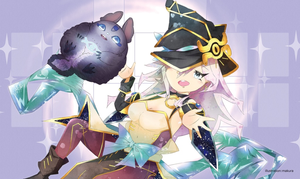 遊戯王 枠付き】幻惑の見習い魔術師 プレイマット - like a INTER