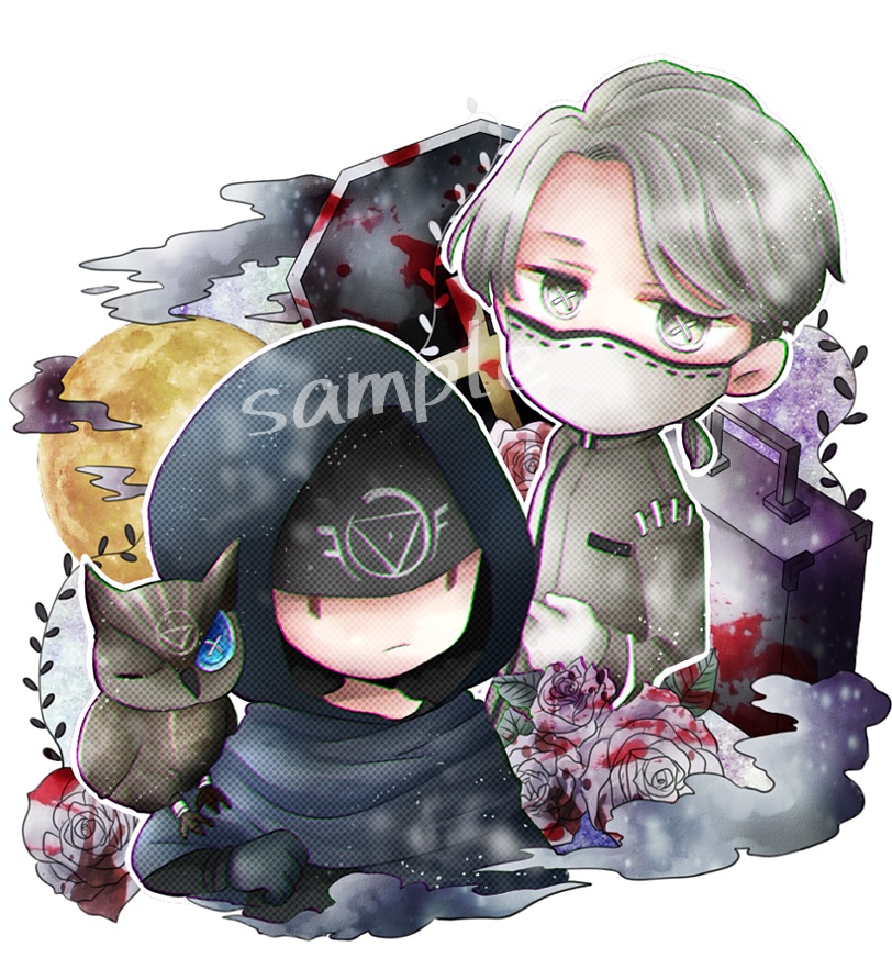 第五人格】アクリルキーホルダー①【占い師＆納棺師】 - orange - BOOTH