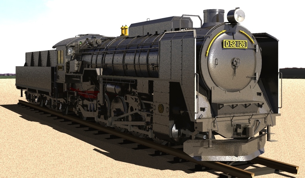 テ*ツ様 SANGO JNR D52 蒸気機関車 キット 鉄道模型 未組立 ジャ テ*ツ